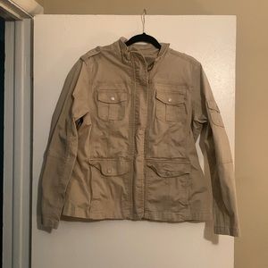 Khaki denim jacket